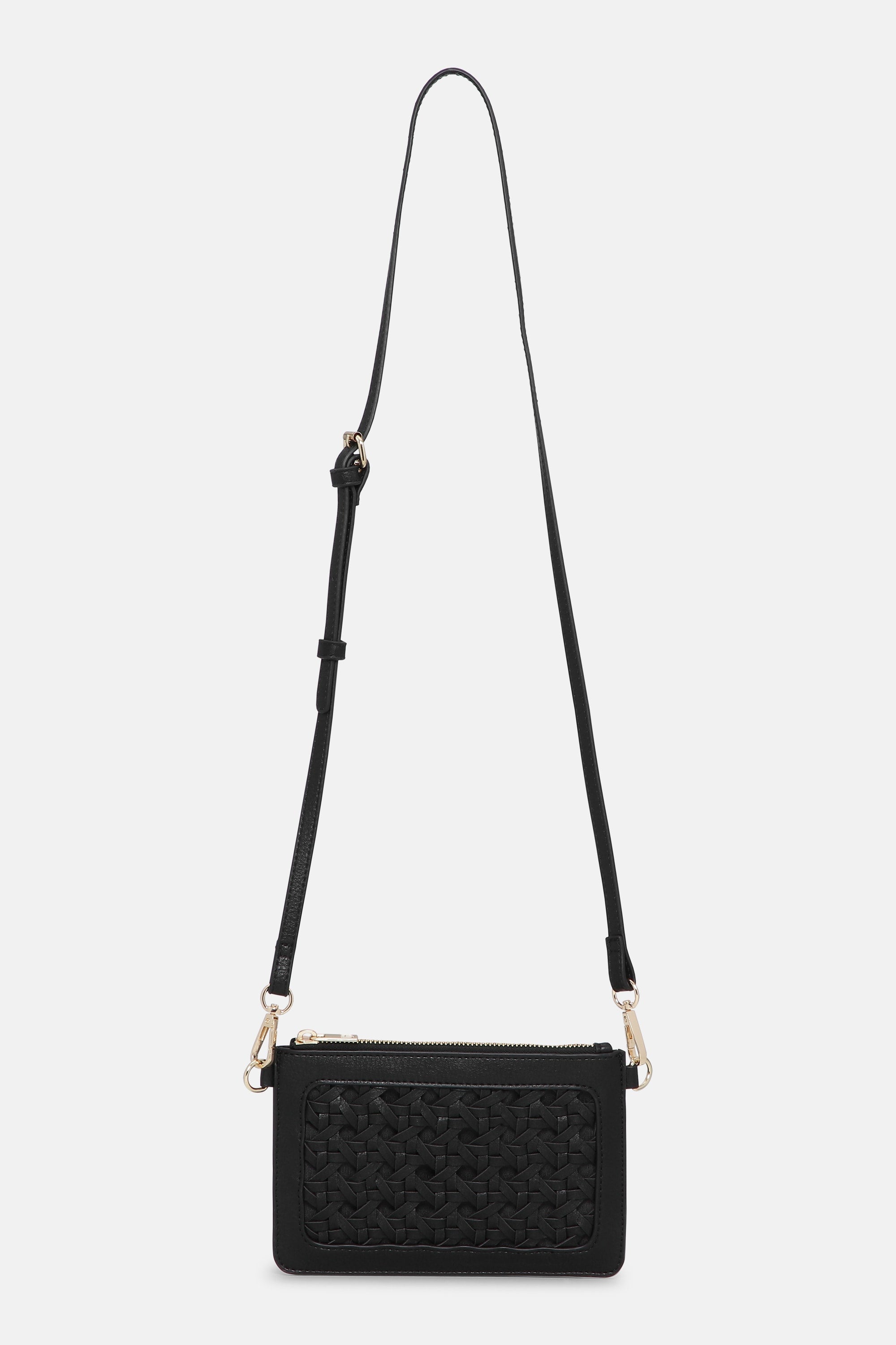 Braided Wallet - Black Black